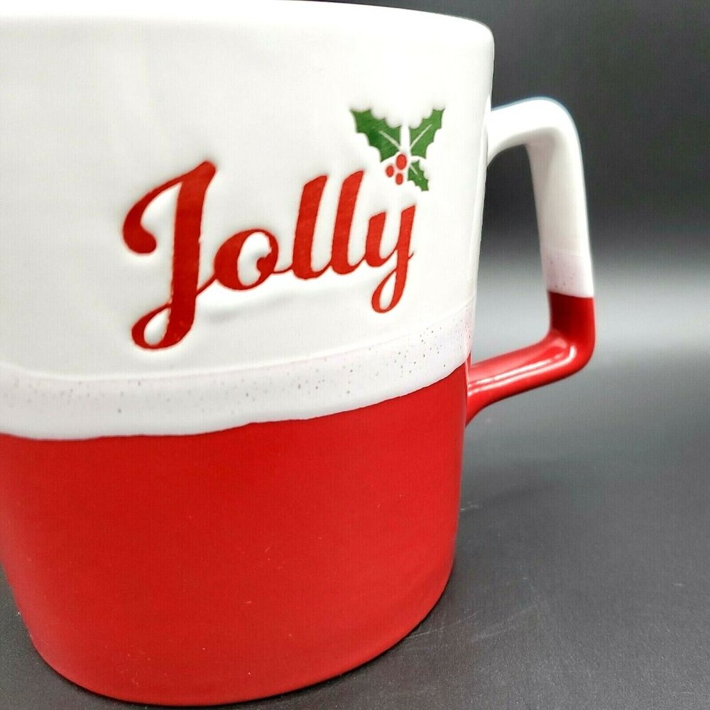 10 Strawberry Street Christmas Mug "Jolly" - Picture 3 of 11